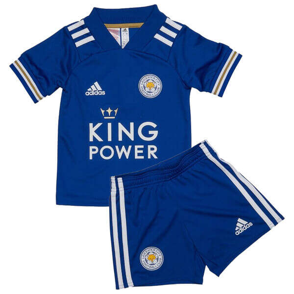 Kids Leicester City 20-21 Home Soccer Kit ShirtShorts - Official