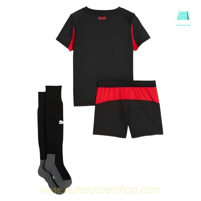2025-2026 AC Milan Home Mini Kit (Pulisic 11)