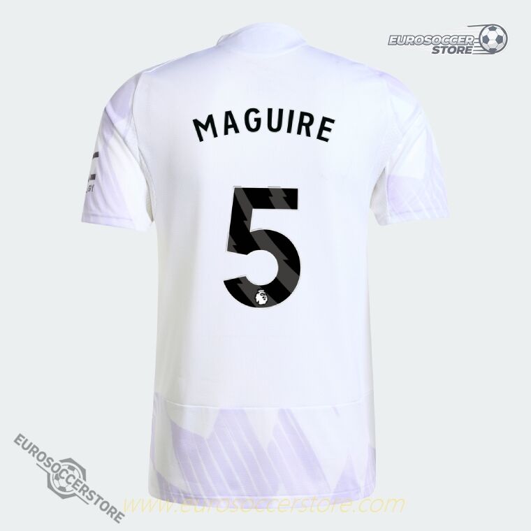 Away Jersey for Manchester United: MAGUIRE 5, 25-26 Season (Player Version)