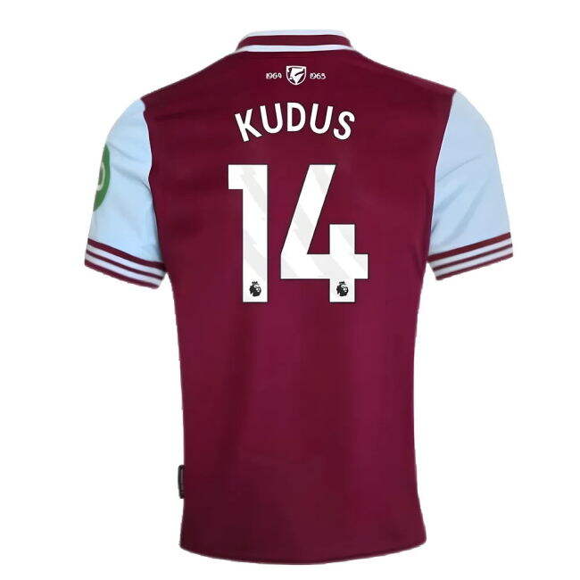 Original Replica West Ham Home Replica Jersey for Adults (Kudus 14)