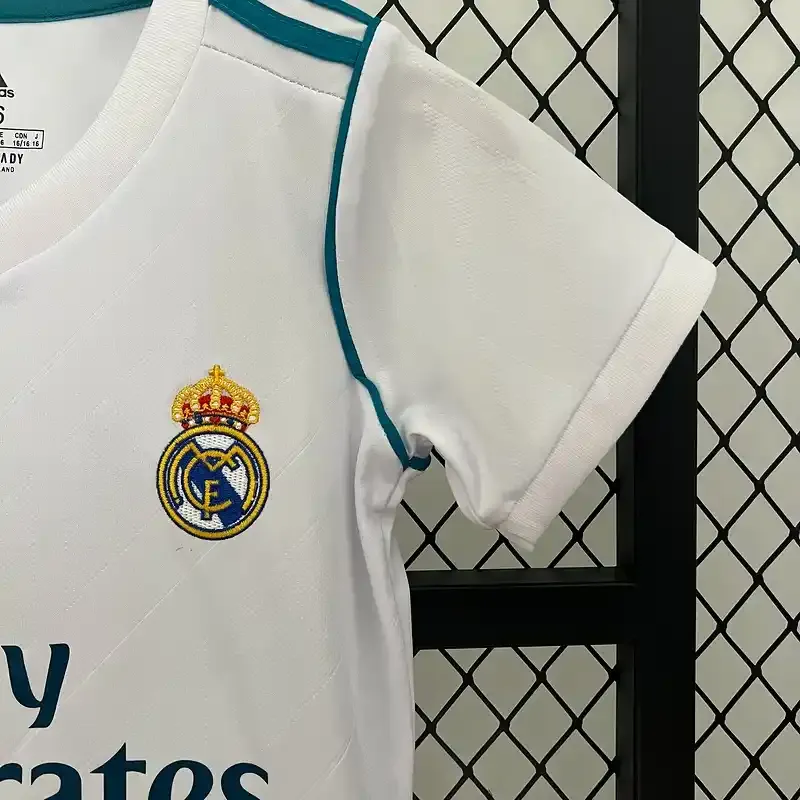 2017-2018 Kids Real Madrid Jersey retro kit