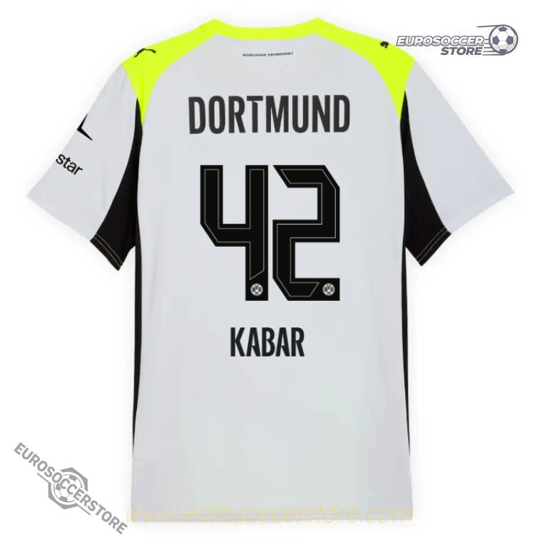 Borussia Dortmund 25-26 Season Away KABAR 42 Version Football Jersey
