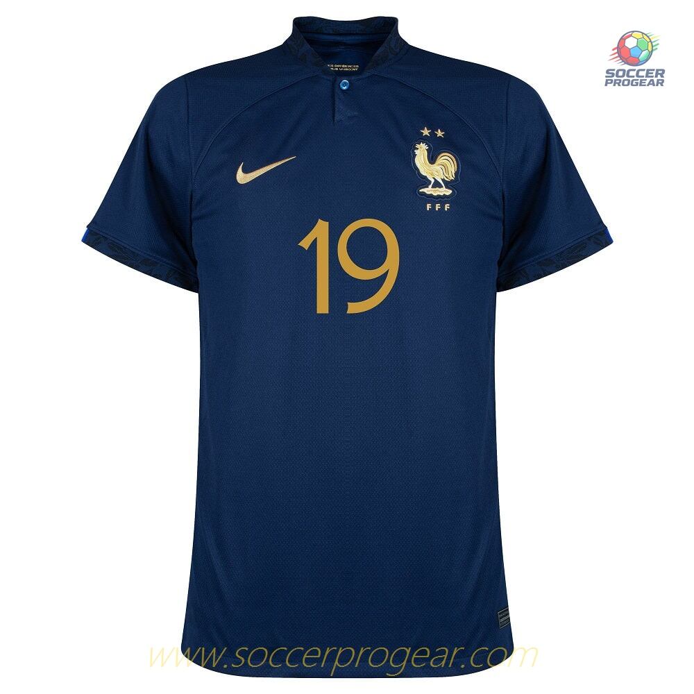 2022 WORLD CUP FRENCH TEAM CHILDREN'S JERSEY BENZEMA HOME