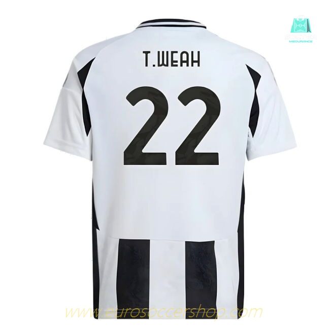 2024-2025 Juventus Home Shirt (Kids) (T.Weah 22)