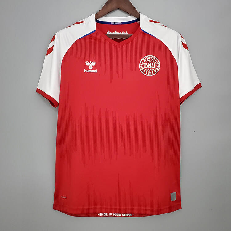 Denmark Soccer Shirt Euro 2020 Home Red Soccer Jersey - Official