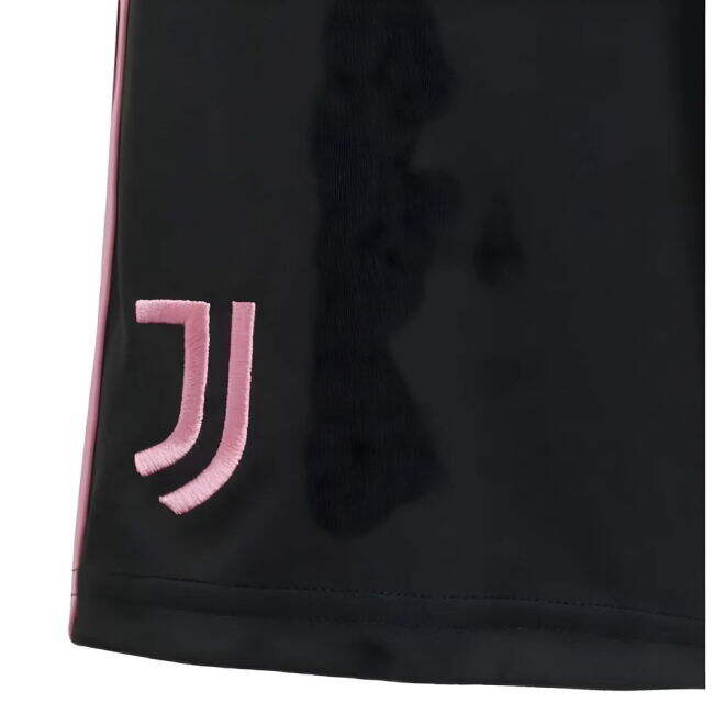 2025-2026 Juventus Home Shorts (Black) - Kids