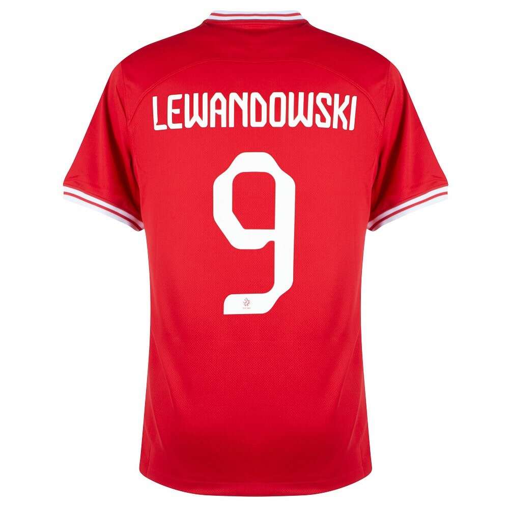LEWANDOWSKI 2022 WORLD CUP POLAND AWAY JERSEY
