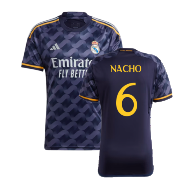 2023-2024 Real Madrid Road Jersey (nacho 6) - Supporter Edition