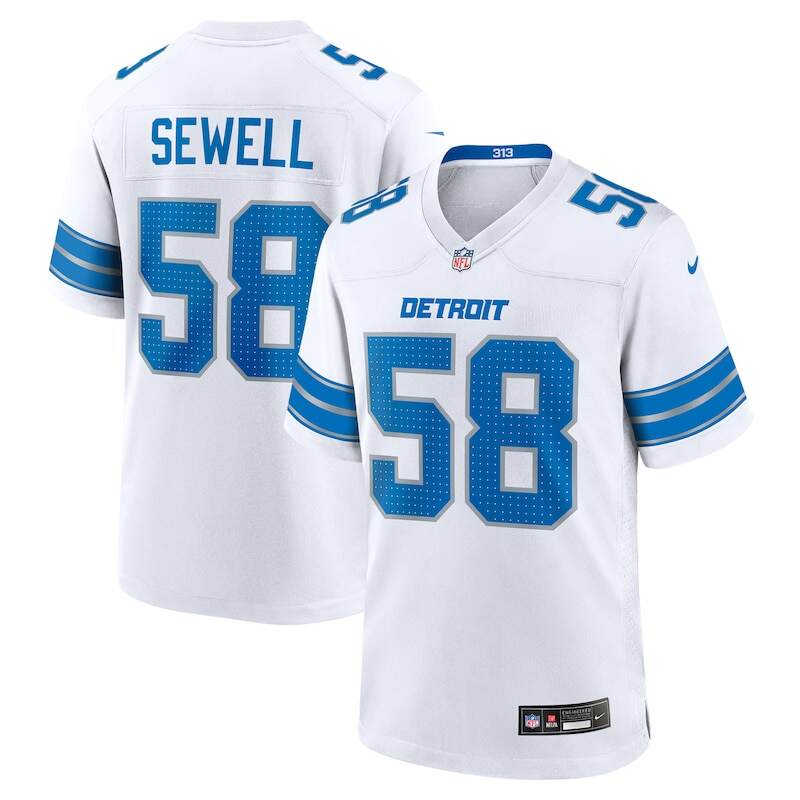 None Penei Sewell DET Lions Official Game Jersey for NFL Fans