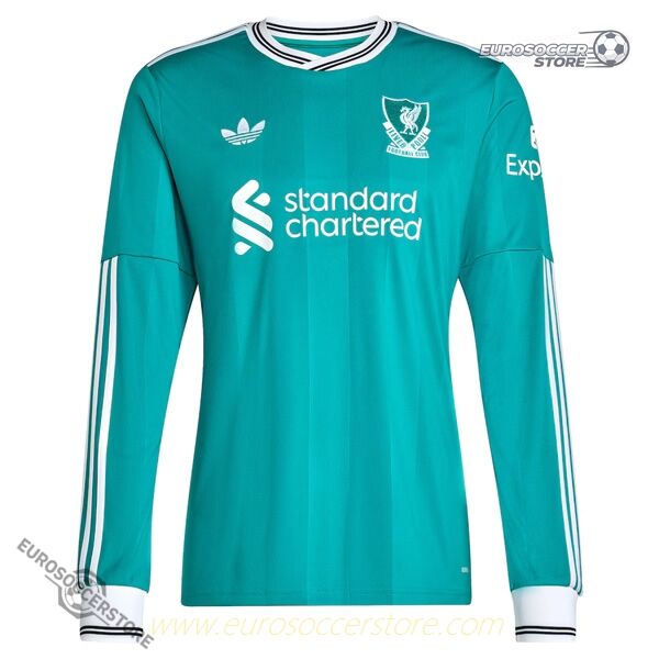 Liverpool FC's 25-26 Season Third Long Sleeve Football Jersey