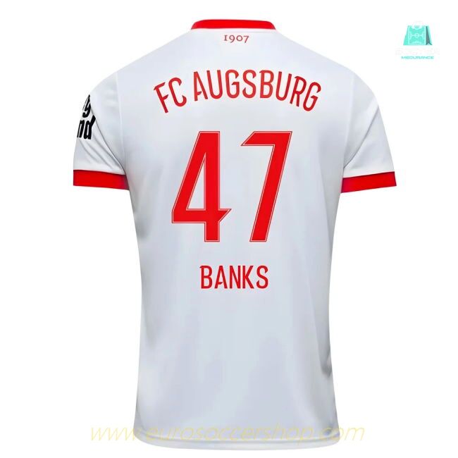 2025-2026 FC Augsburg Home Shirt (Banks 47)