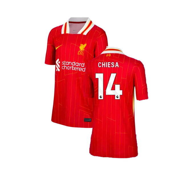Value Pack Liverpool Chiesa 14 2024-2025 Liverpool Home Shirt (Kids...