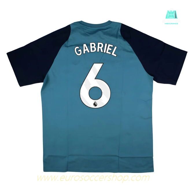 2025-2026 Arsenal Training Tee (Blanch Blue) (Gabriel 6)