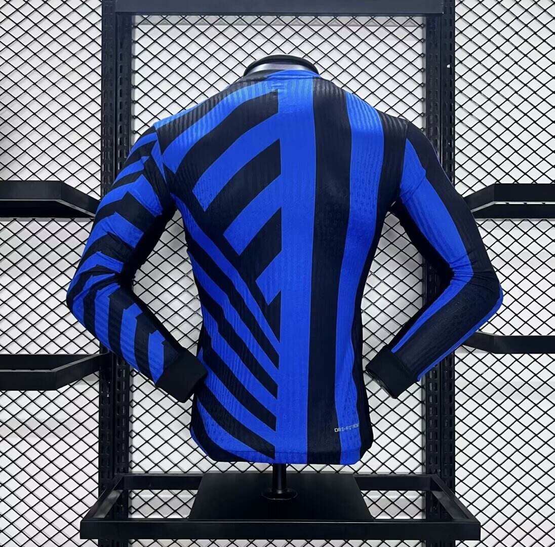 2425 Inter Milan Home Long Sleeve Shirt Authentic Version - Official