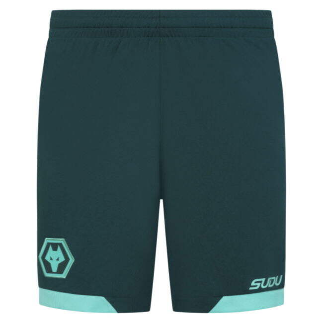 2025-2026 Wolves Away Shorts (Green)