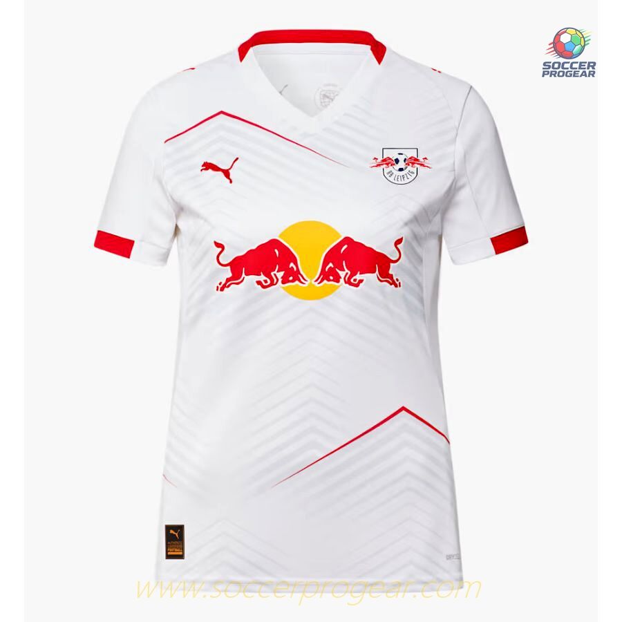 Red Bull Leipzig Home Soccer Team Shirt 2025-26 Edition Women