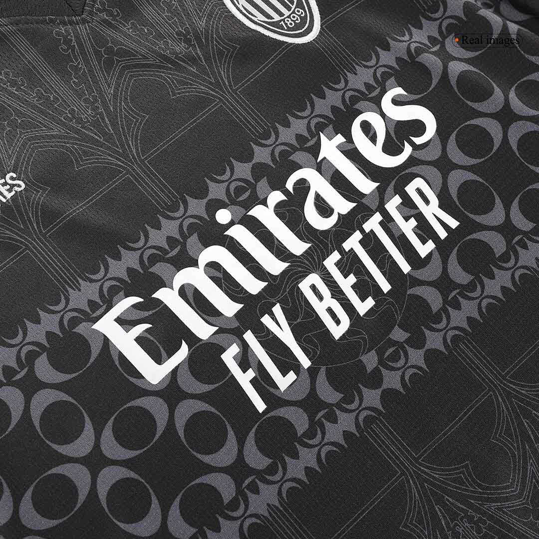 Kid's AC Milan x Pleasures Fourth Away Soccer Jersey Kit(Jersey+Shorts