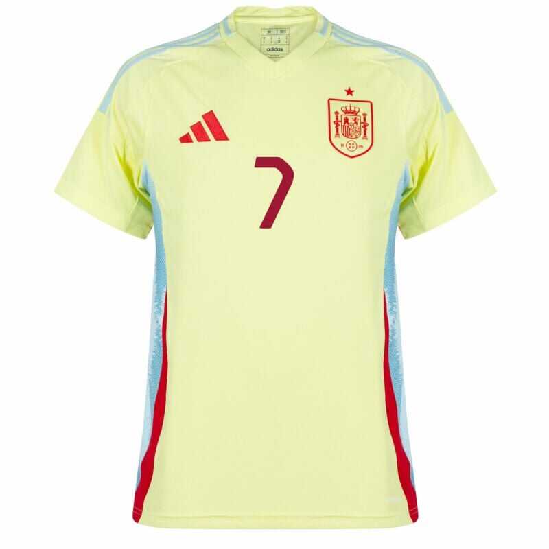 Spain Away Football Soccer Shirt 2024-25 Edition Morata