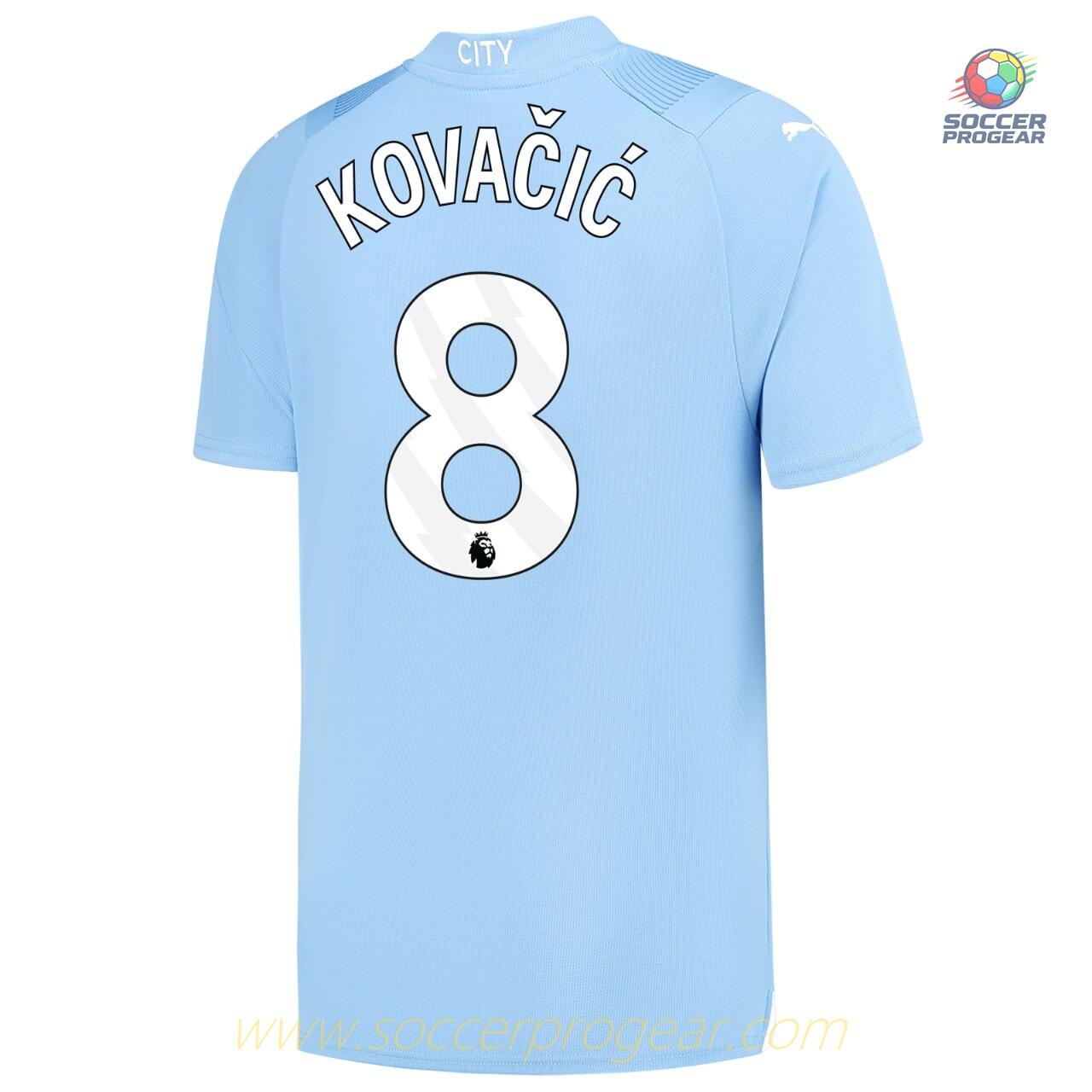 Manchester City Team Jersey 2023 2024 Home Kovacic