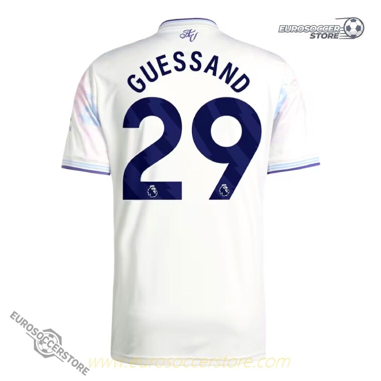 Aston Villa Third GUESSAND 29 Football Jersey 25-26 Season