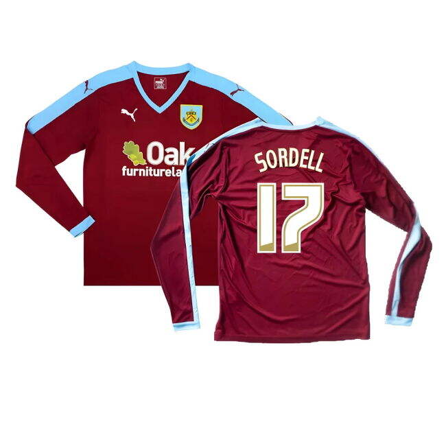 Sordell 17 Heritage 2015-2016 Burnley Home Retro Jersey