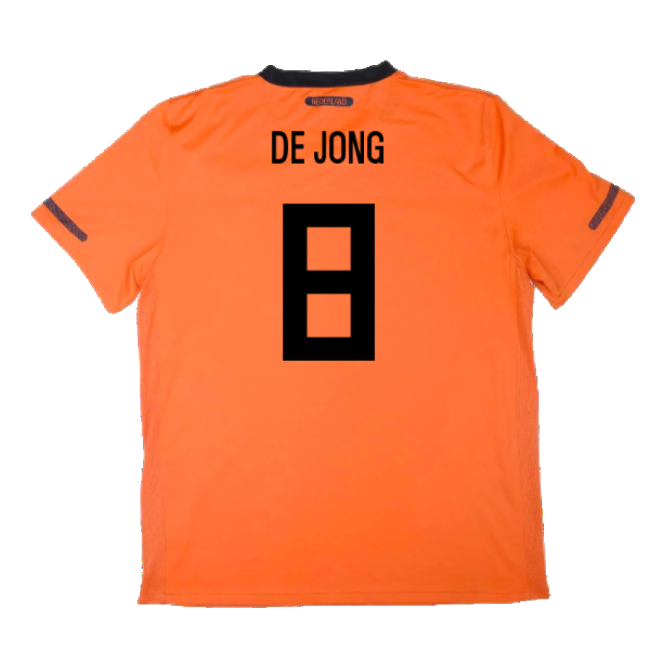De Jong 8 Holland International Team Trendy Home Football Shirt