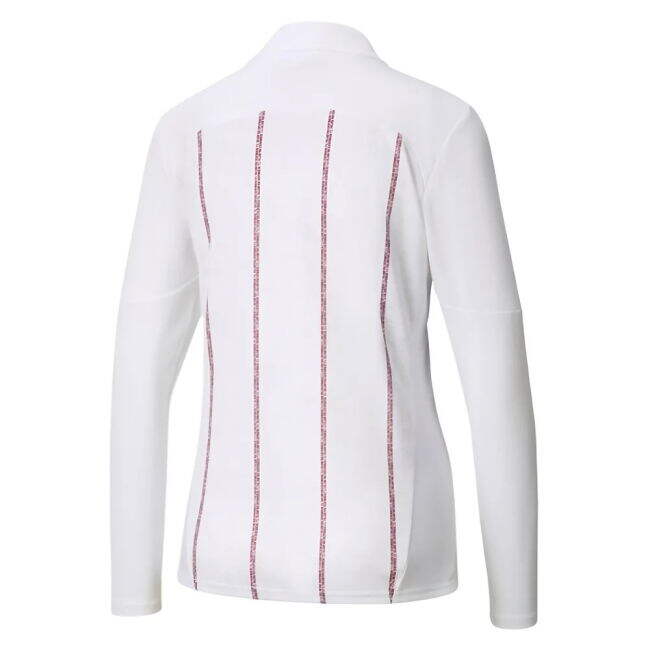 2024-2025 Man City Prematch Half Zip Top (White)