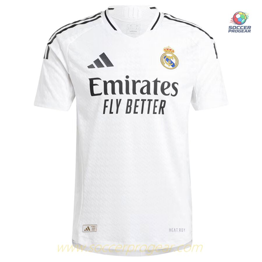 Real Madrid Home Match Football Jersey 2024-2025 Season Mbappe