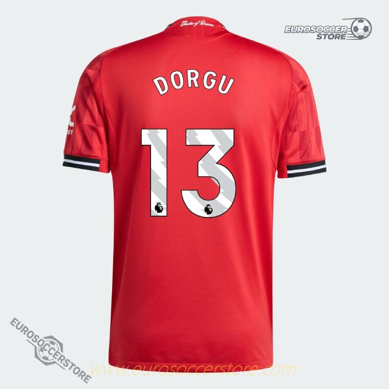 Manchester United 25-26 Home DORGU 13 Jersey (Player Version)