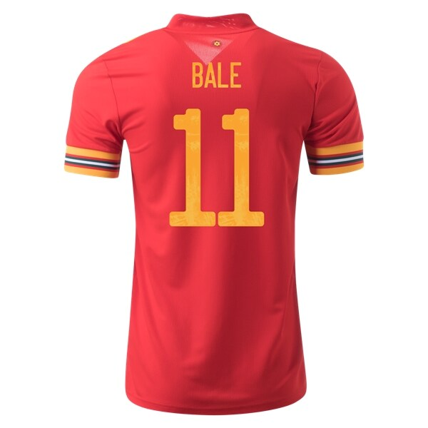 Wales Euro 2020 Home 11 BALE Soccer Jersey Shirt - Official Replica