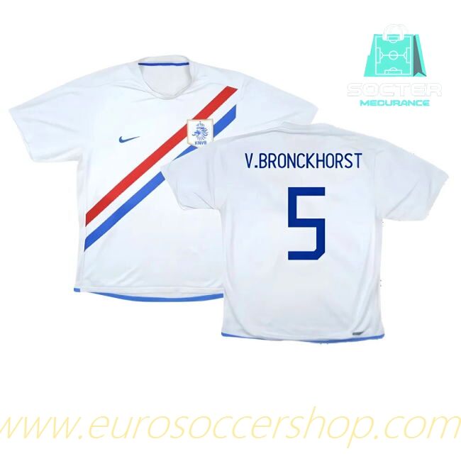 Holland Away Jersey Player Version (V.Bronckhorst 5)