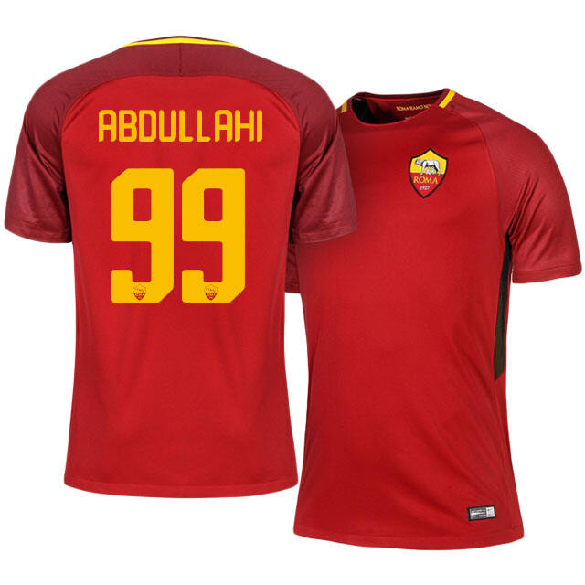 201718 Roma Home Abdullahi Nura 99 Shirt - Official Replica 5163