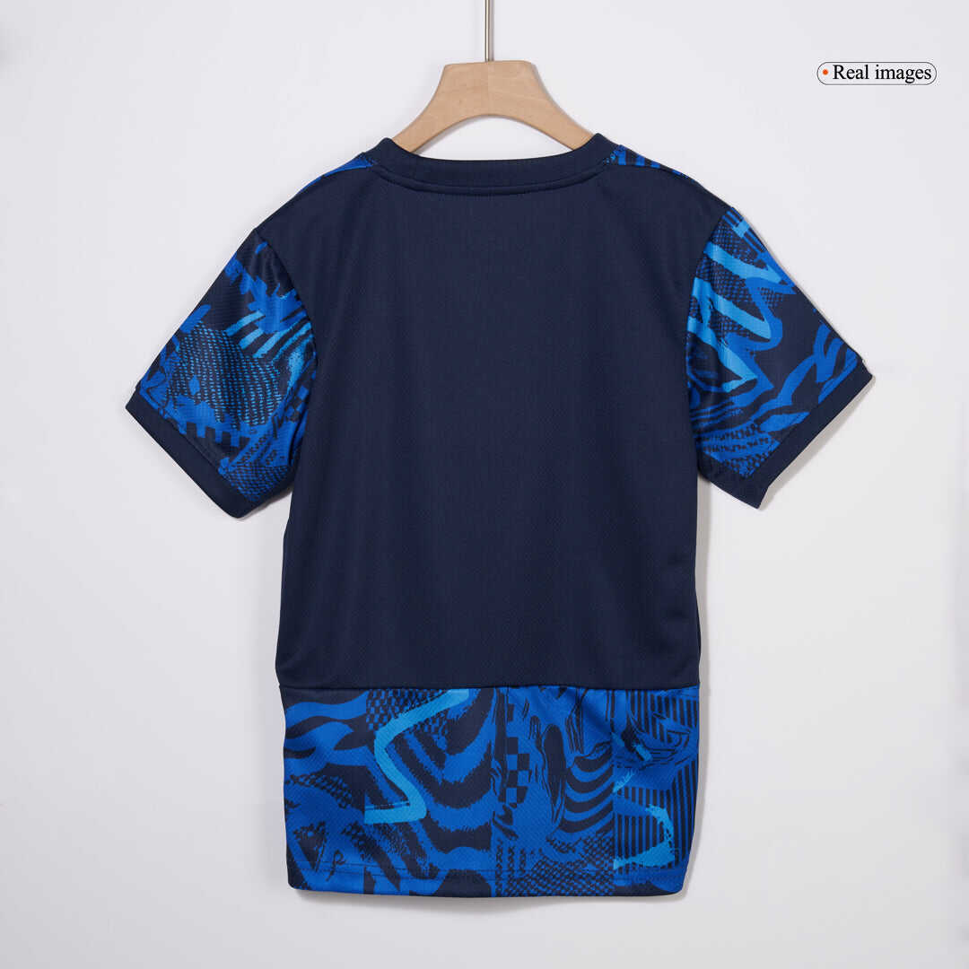 Kid's Atletico Madrid Third Away Soccer Jersey Kit(Jersey+Shorts+Socks