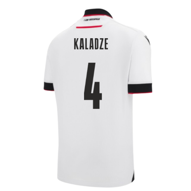 Sweet 2025-2026 Georgia Home Shirt (Kaladze 4) Beautiful