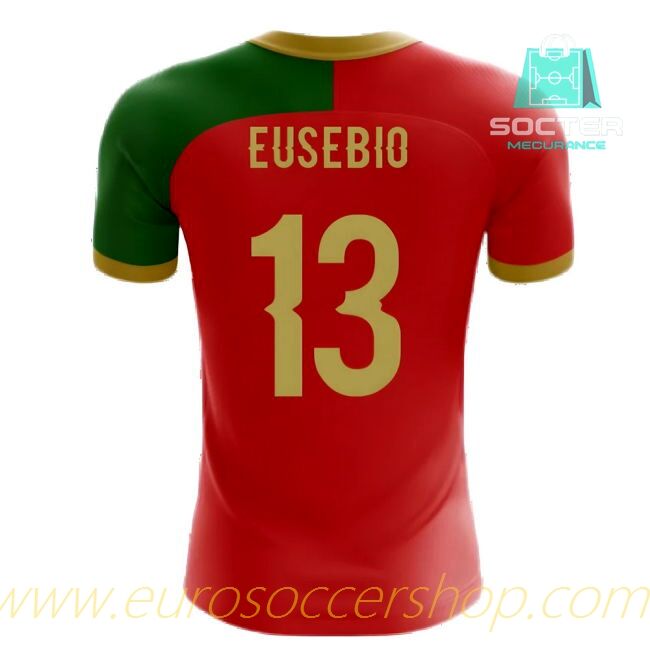 2025-2026 Season Portugal Home Shirt Concept (Eusebio 13)