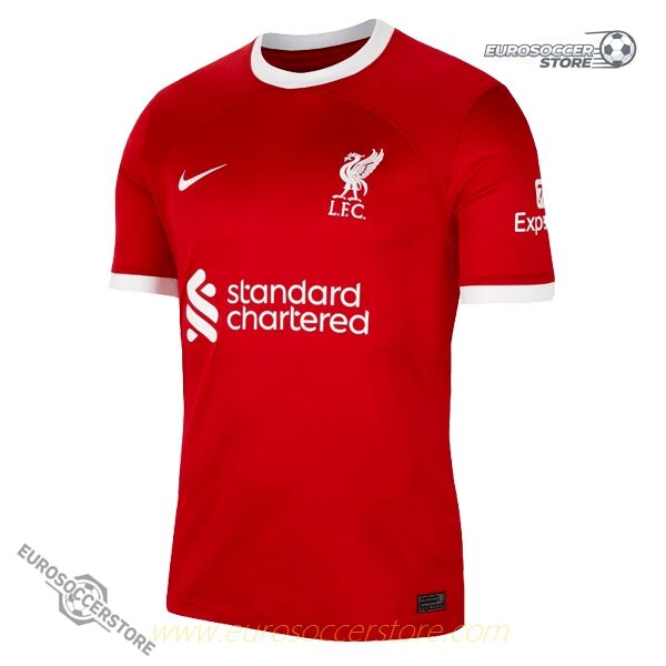 Liverpool's VIRGIL 4 Home Jersey for the 23-24 season