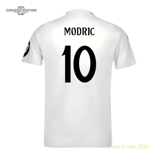2024-2025 Real Madrid Home Match-ready Jersey Modric Puma Drycell