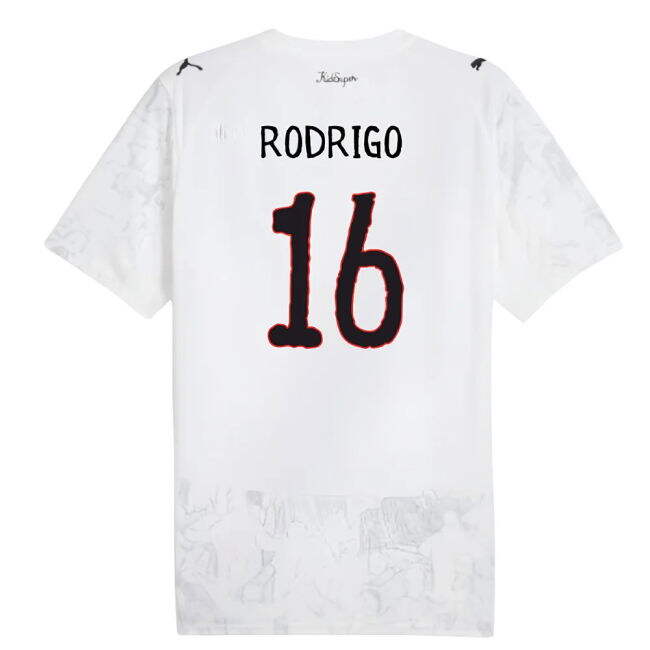 Rodrigo 16 Fan Quality Manchester City Home Replica Jersey (Kids)