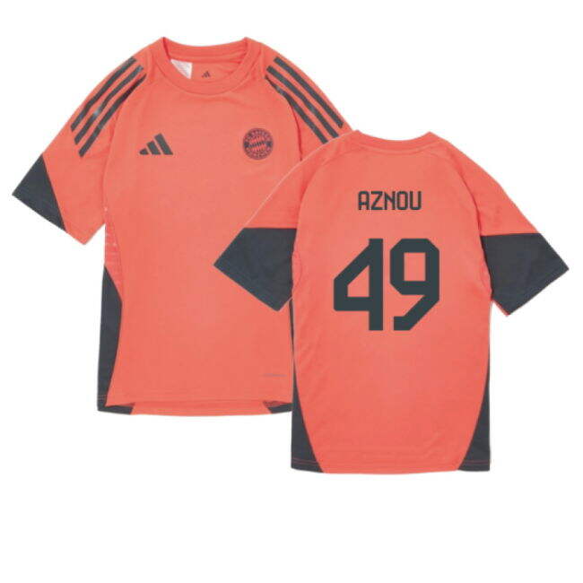 2025-2026 Bayern Munich Training Shirt (Easy Coral) - Kids (Aznou 49)