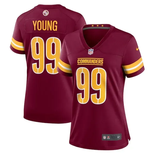 None Chase Young  Jersey - Burgundy | NFL Player Jersey | NFL Football