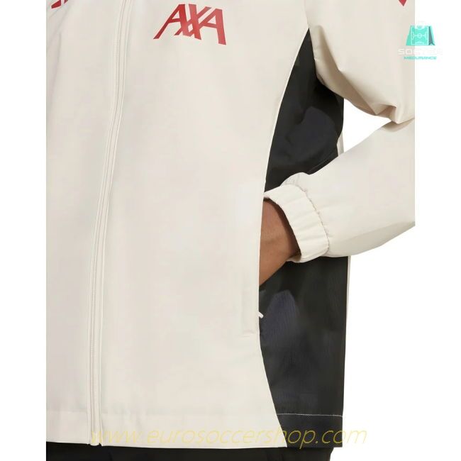 2025-2026 Liverpool Allweather Jacket (White) - Kids