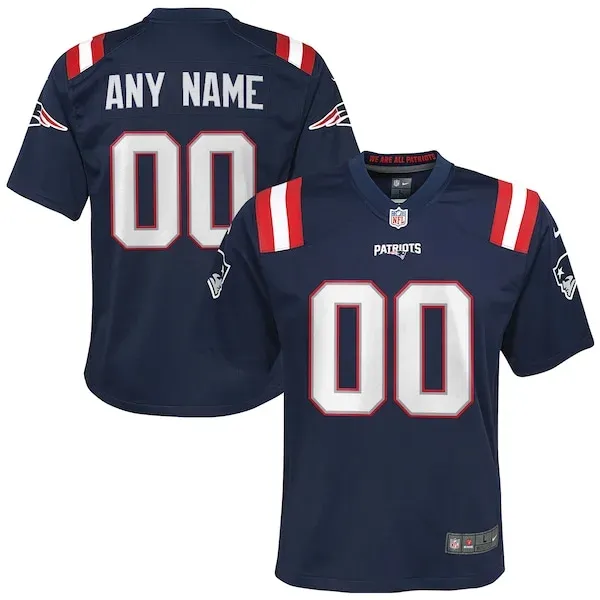 Performance New England Patriots Game Jersey - Premium Navy NFL Fan...
