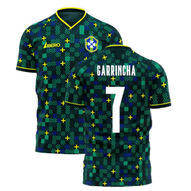 Updated Brazil Third Soccer Jersey 2025-2026 (GARRINCHA 7)