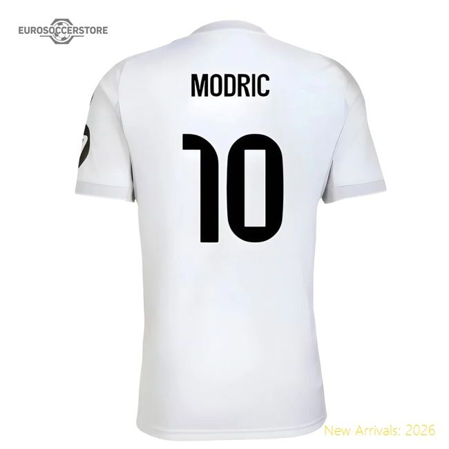 Elite Real Madrid Home Modric Jersey 2025-2026 Quick-dry