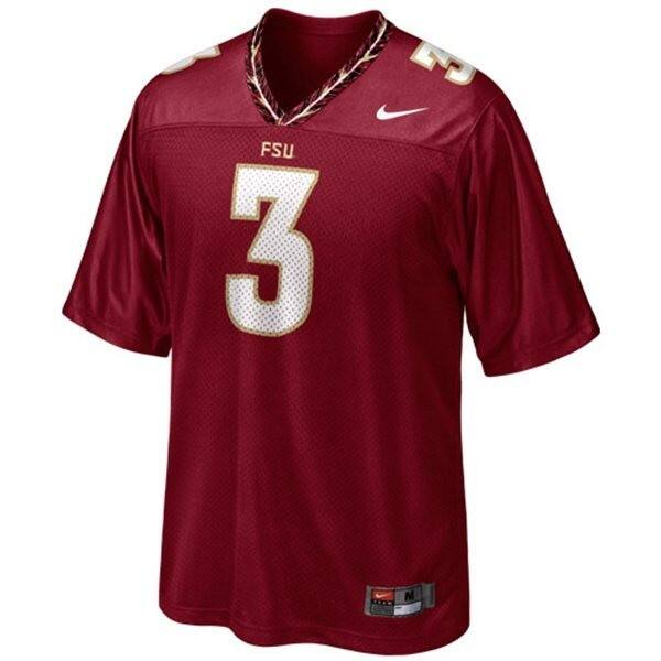 Men Florida State Seminoles #3 EJ Manuel Elite Jersey - Pro