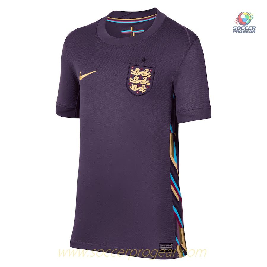 England Away Football Jersey 2024-2025 Season Kids