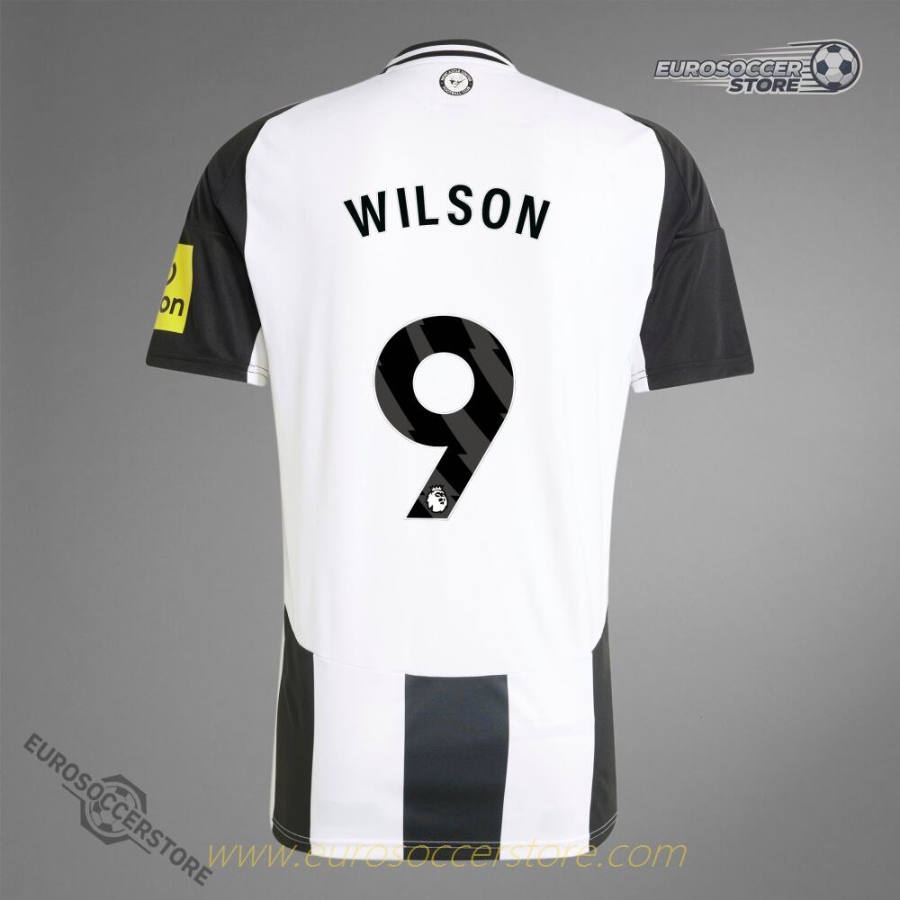 Newcastle United's WILSON 9 Home Jersey for the 24-25 season.