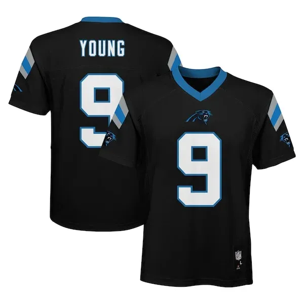 None Bryce Young Replica Jersey - Black | NFL Player Jersey | NFL Foot