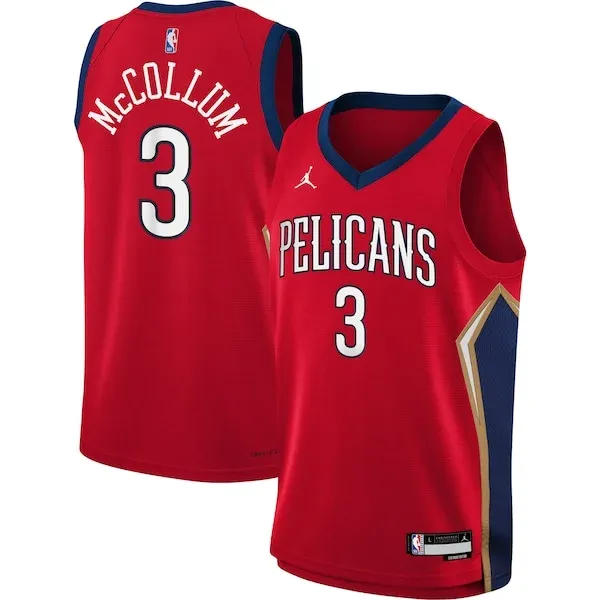 C.J. McCollum NOP Swingman Jersey - classic official - Red workout