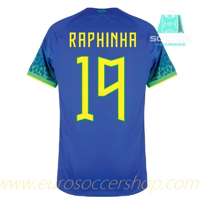 2022-2023 Brazilian National Team Away Football Shirt (RAPHINHA 19)